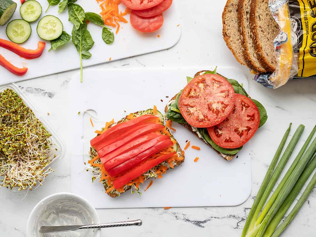 Veggie Grinder Sandwich Recipe - I Heart Vegetables