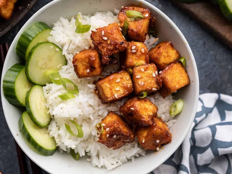 Honey Sriracha Tofu Recipe Budget Bytes