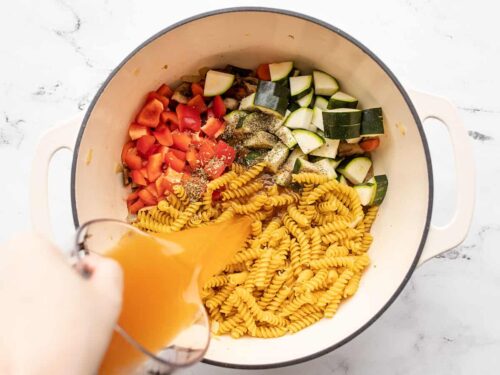 One Pot Veggie Pasta Budget Bytes