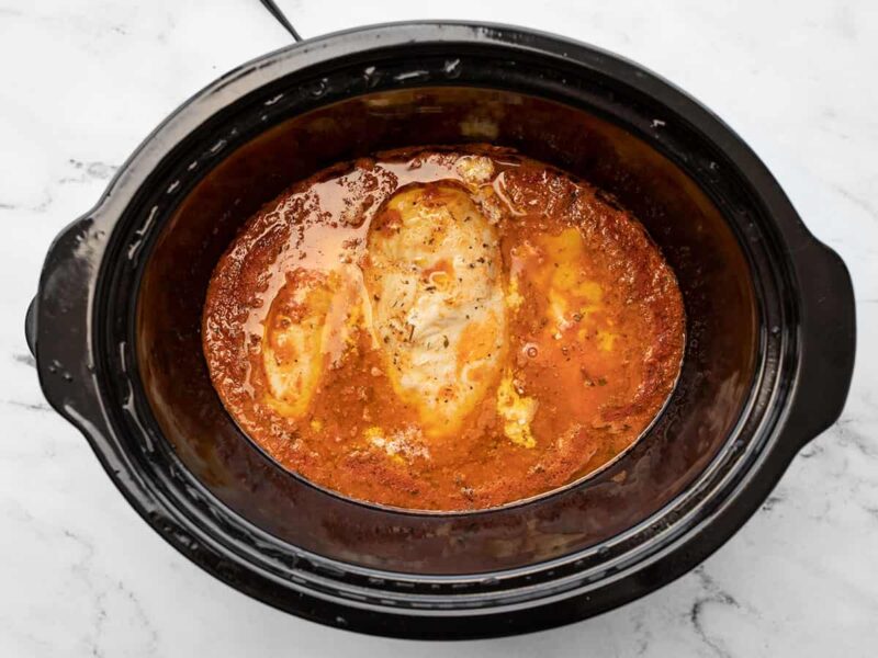 Slow Cooker Buffalo Chicken - Budget Bytes