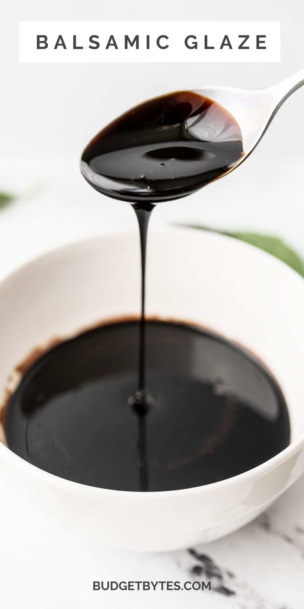 Homemade Balsamic Glaze Recipe Balsamic Reduction Budget Bytes   Balsamic Glaze PIN5 