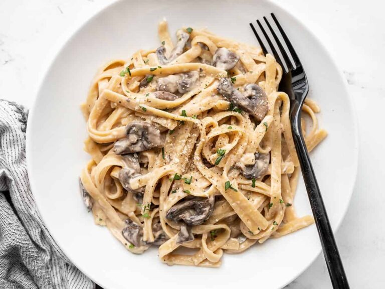 One Pot Creamy Mushroom Pasta Budget Bytes