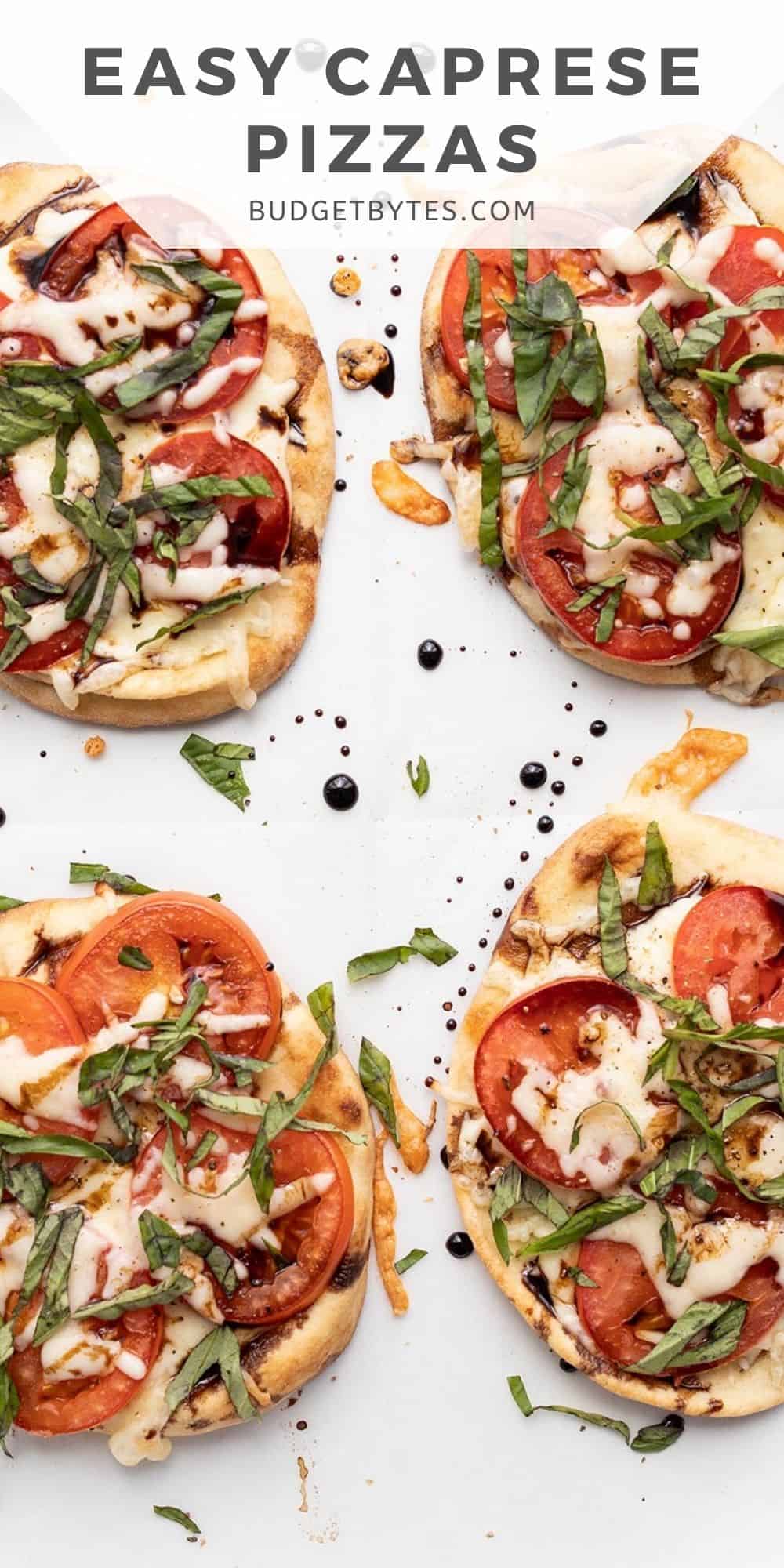 Easy Caprese Pizza - Budget Bytes