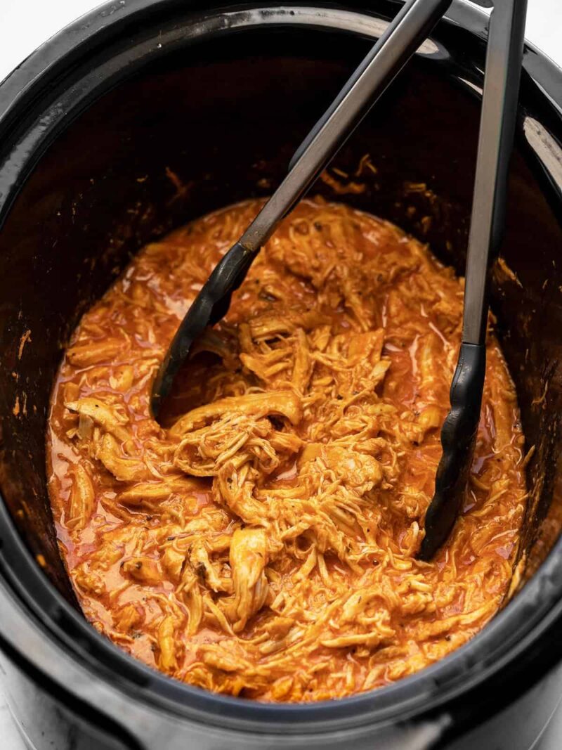 Slow Cooker Buffalo Chicken - Budget Bytes