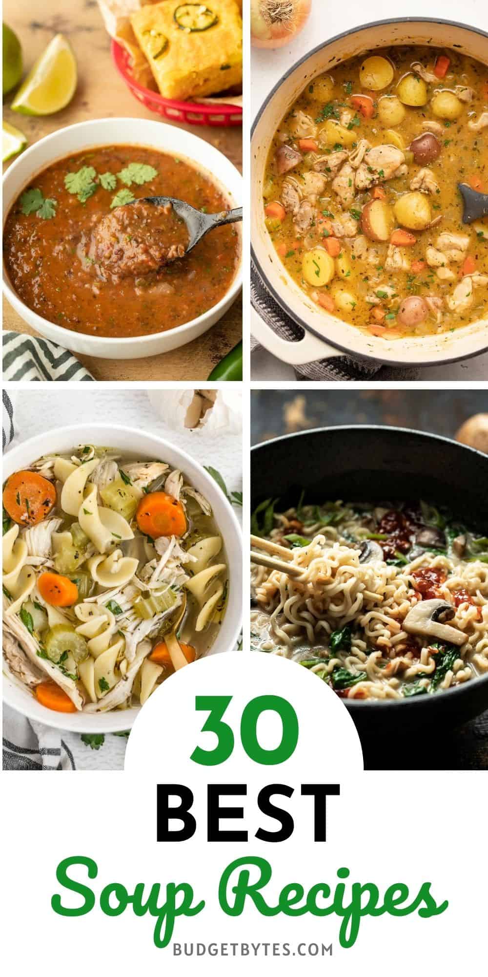 30 Best Homemade Soup Recipes - Budget Bytes