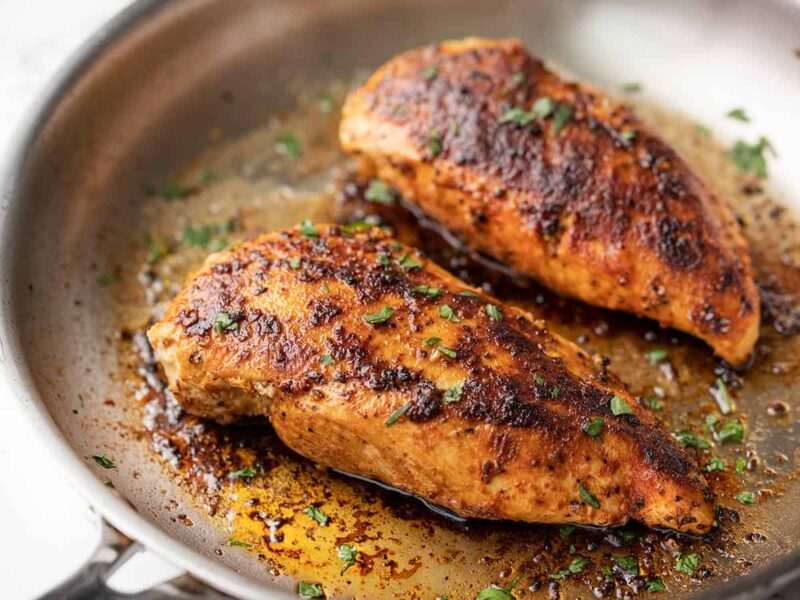 How To Cook Chicken Breast In A Pan Budget Bytes 