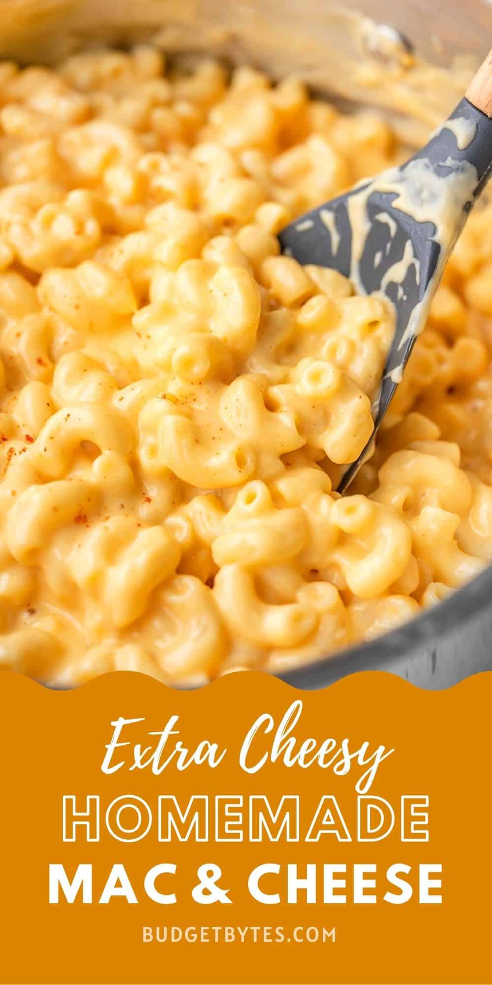 Extra Cheesy Homemade Mac And Cheese Budget Bytes   Homemade Mac And Cheese PIN4 