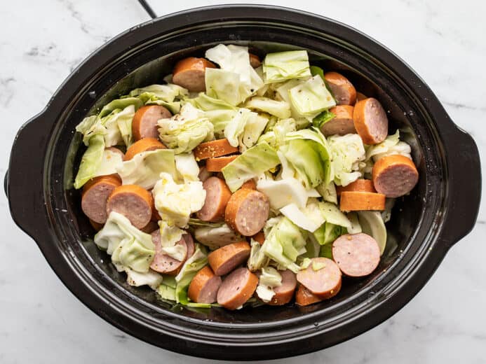 Slow Cooker Cabbage and Sausage - Budget Bytes