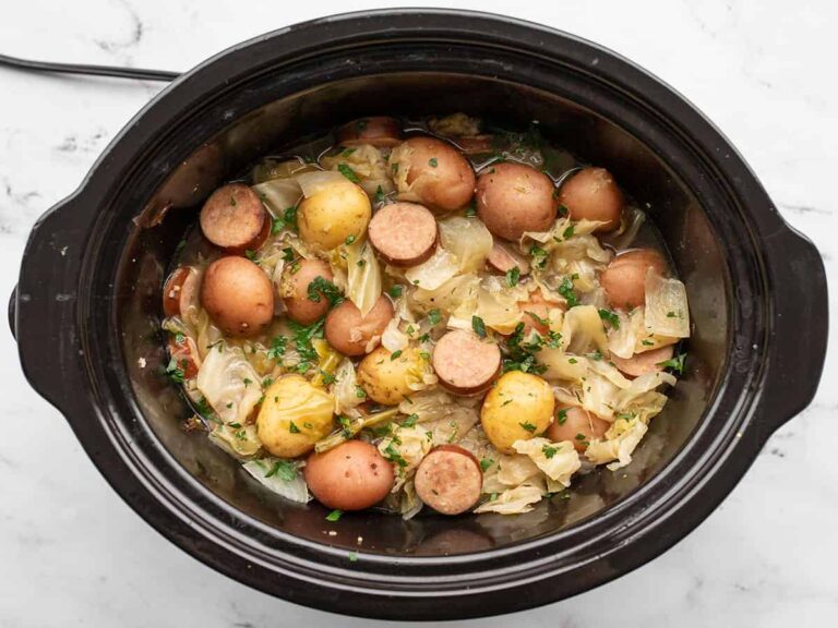 Slow Cooker Cabbage and Sausage - Budget Bytes