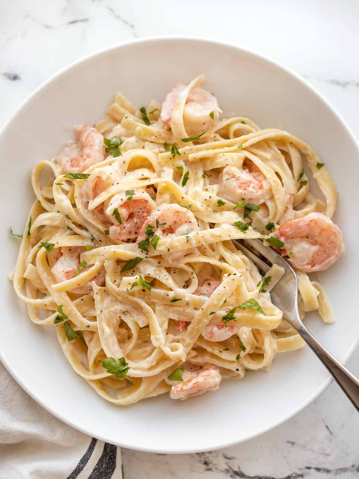 Shrimp Alfredo Pasta