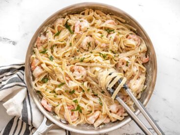 Shrimp Alfredo Pasta - Budget Bytes