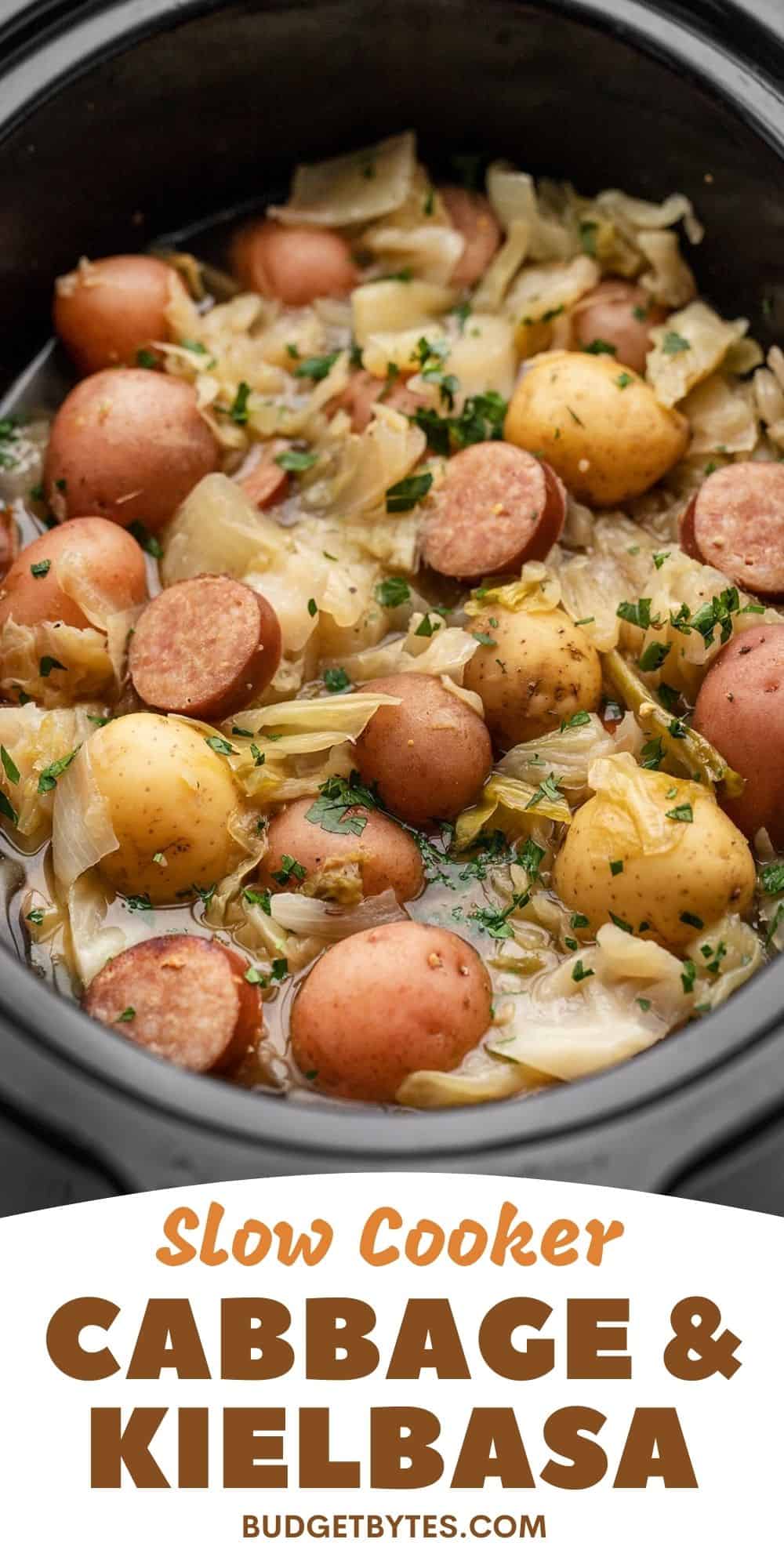 Slow Cooker Cabbage and Sausage - Budget Bytes