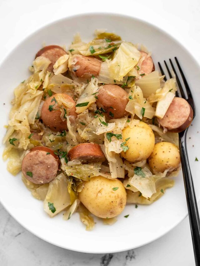 Slow Cooker Cabbage And Sausage - Budget Bytes