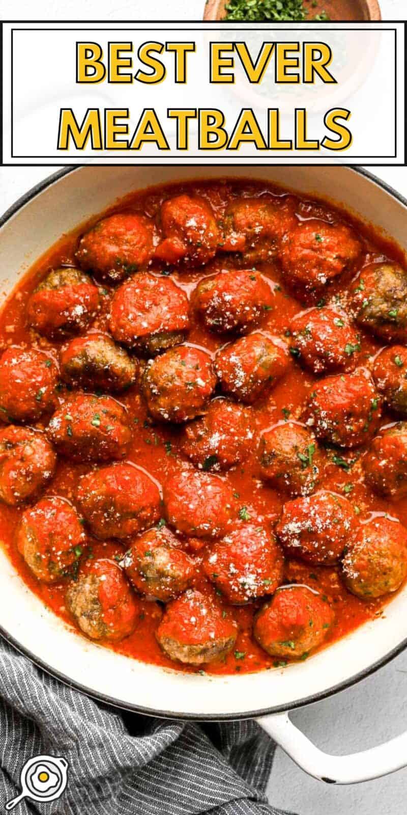 homemade meatballs recipe pin