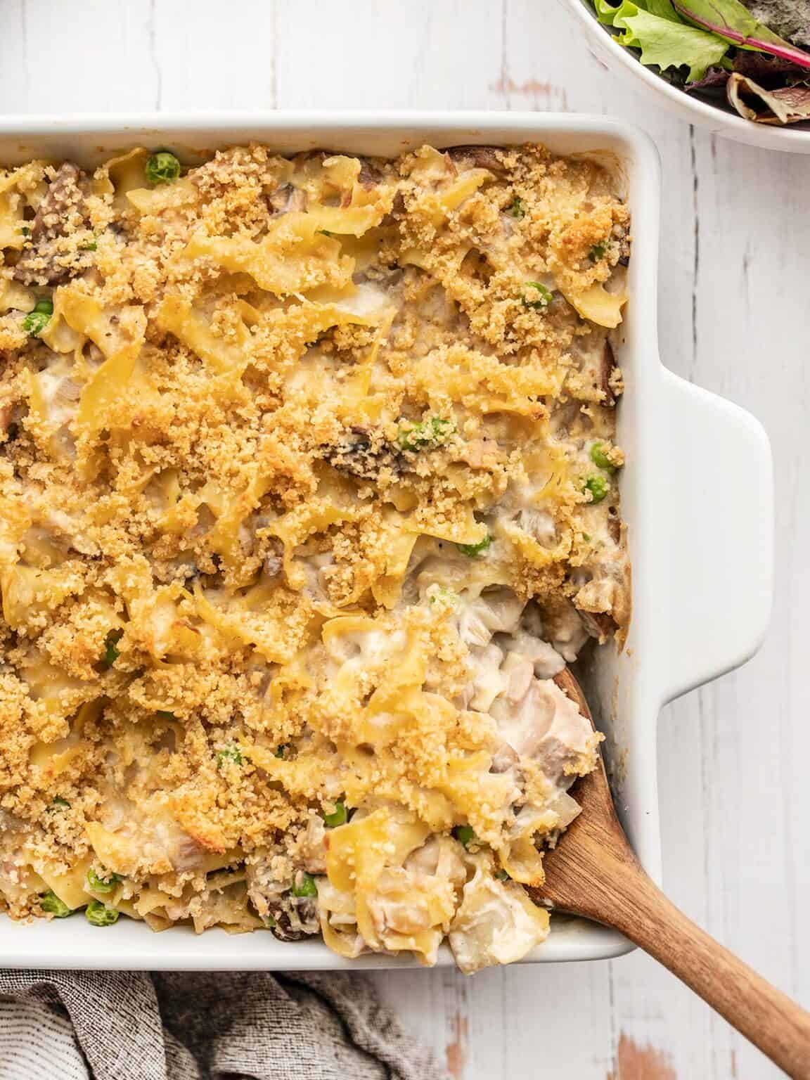 Tuna Noodle Casserole (No Canned Soup) - Budget Bytes