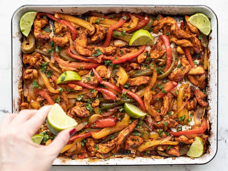 Sheet Pan Chicken Fajitas - Budget Bytes