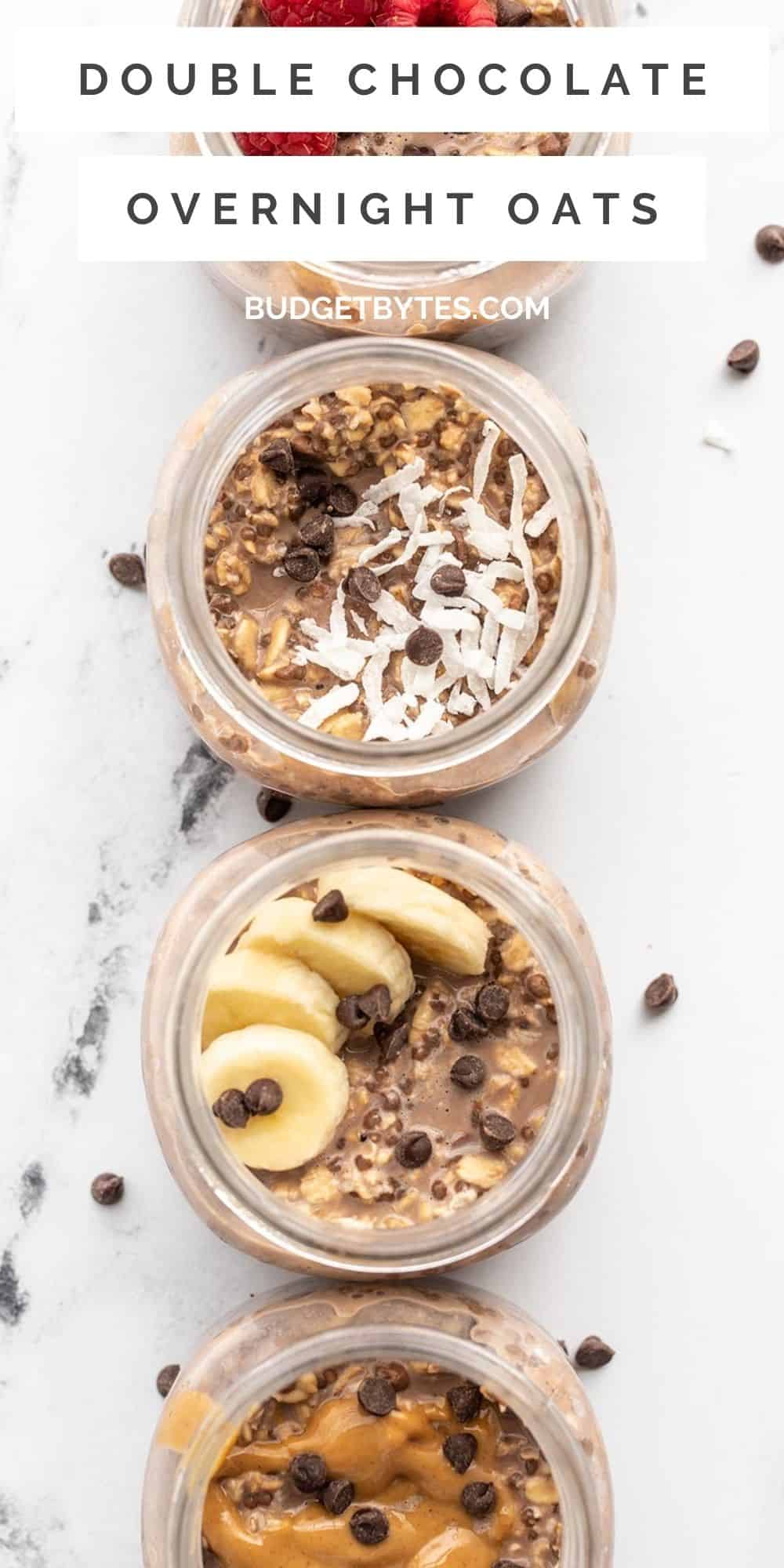 Double Chocolate Overnight Oats - Budget Bytes