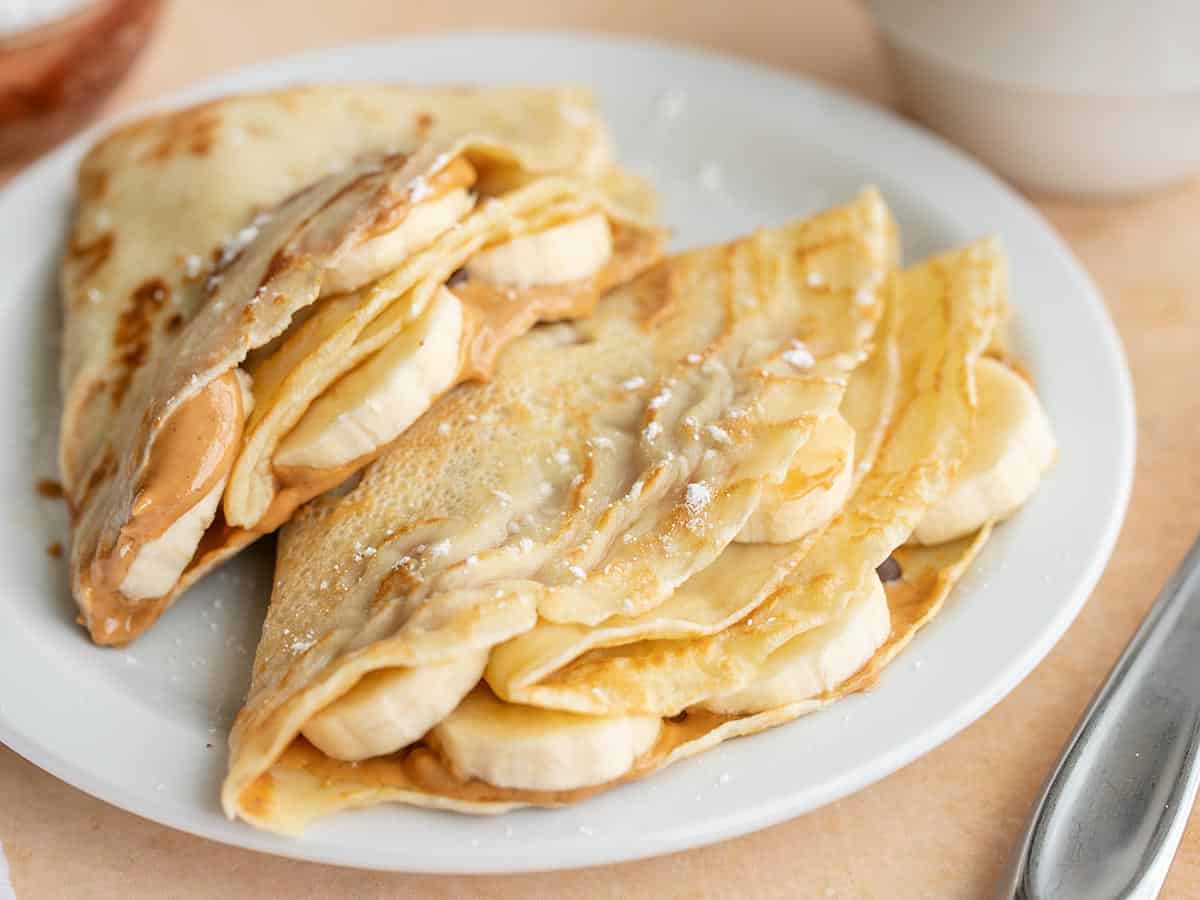 Homemade Filled Crepes