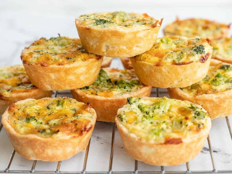 Mini Broccoli Cheddar Quiches - Budget Bytes