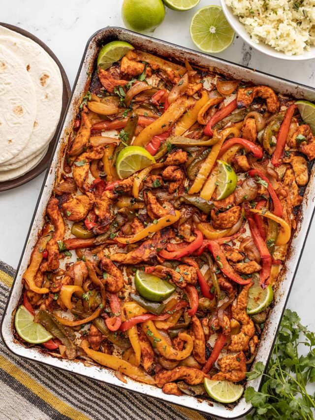 Sheet Pan Chicken Fajitas Budget Bytes