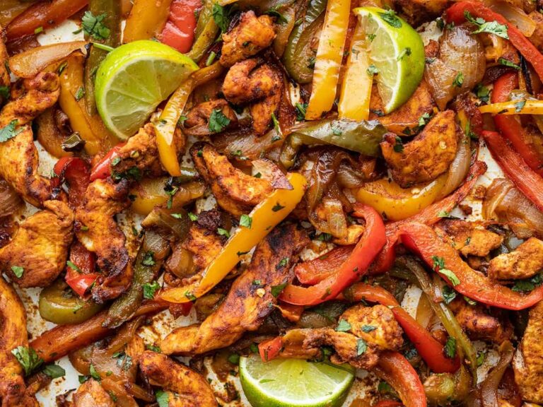 Sheet Pan Chicken Fajitas - Budget Bytes