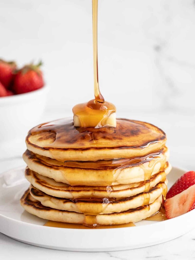 Fluffy Homemade Pancakes - Budget Bytes