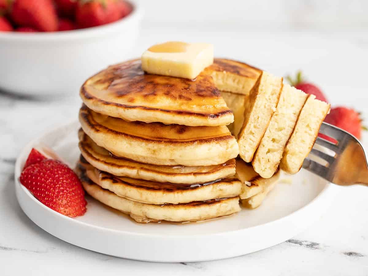 Fluffy Homemade Pancakes | Recipe Cart