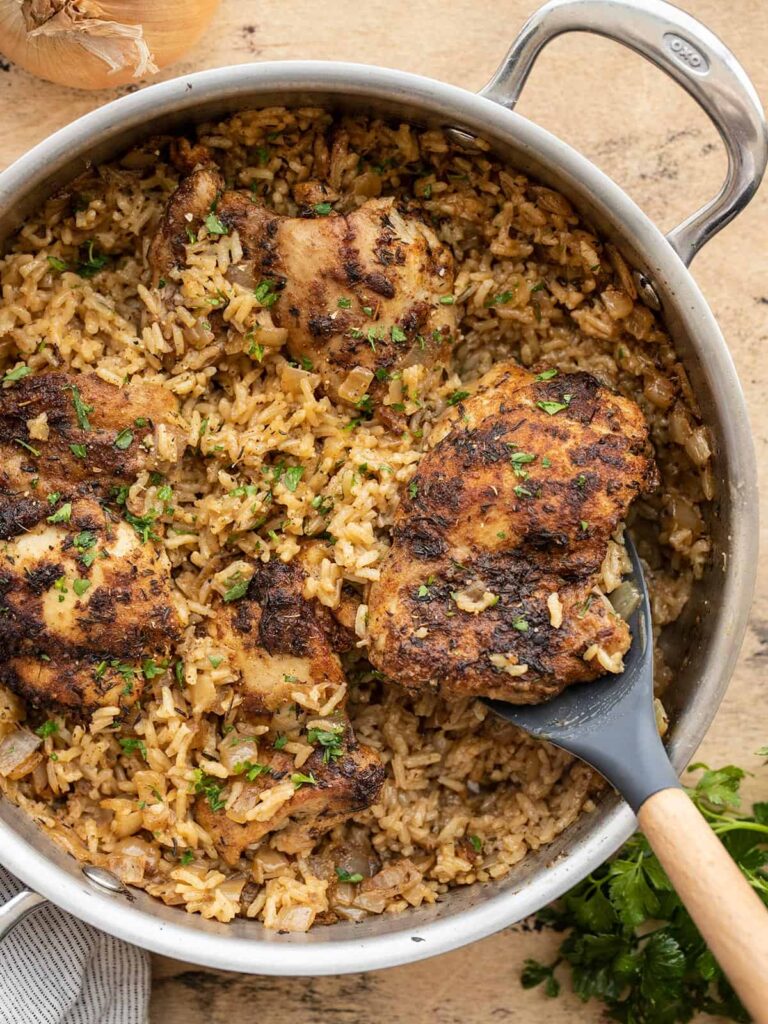One Pot Chicken and Rice - Budget Bytes