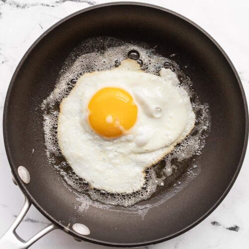 Basted Eggs (Perfect Runny Yolk + Crispy Edge) - Fifteen Spatulas