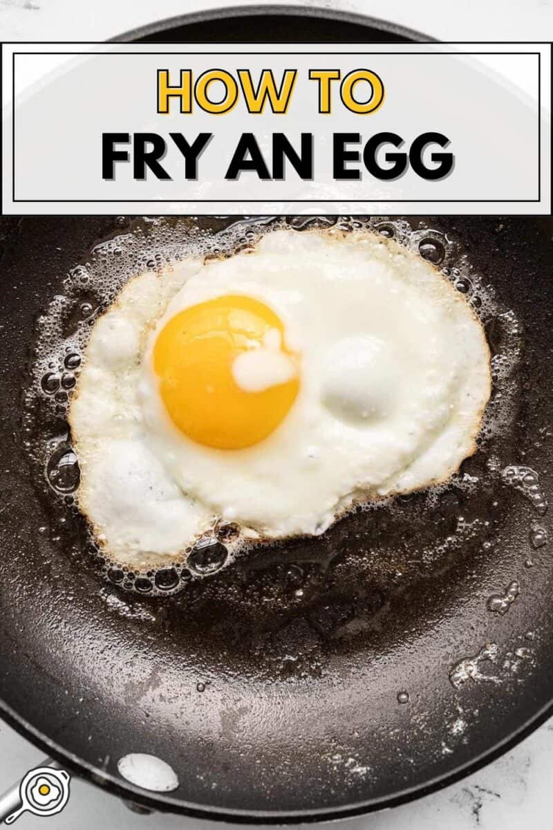 how to fry an egg pin image