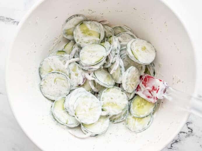 Creamy Cucumber Salad Budget Bytes 4182