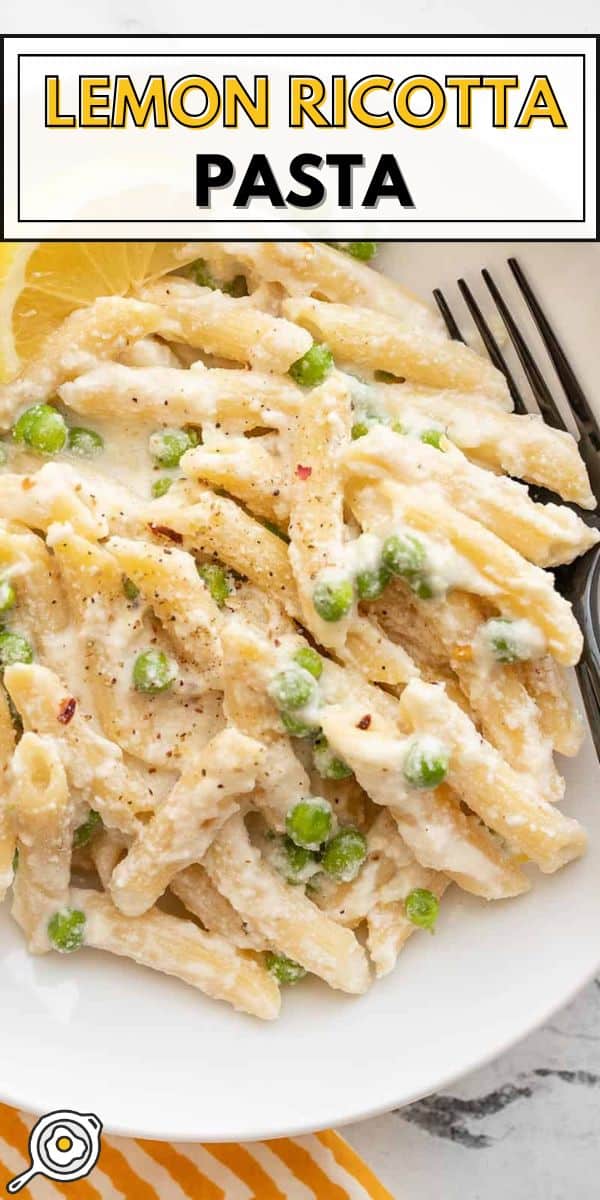 Lemon Ricotta Pasta pin image