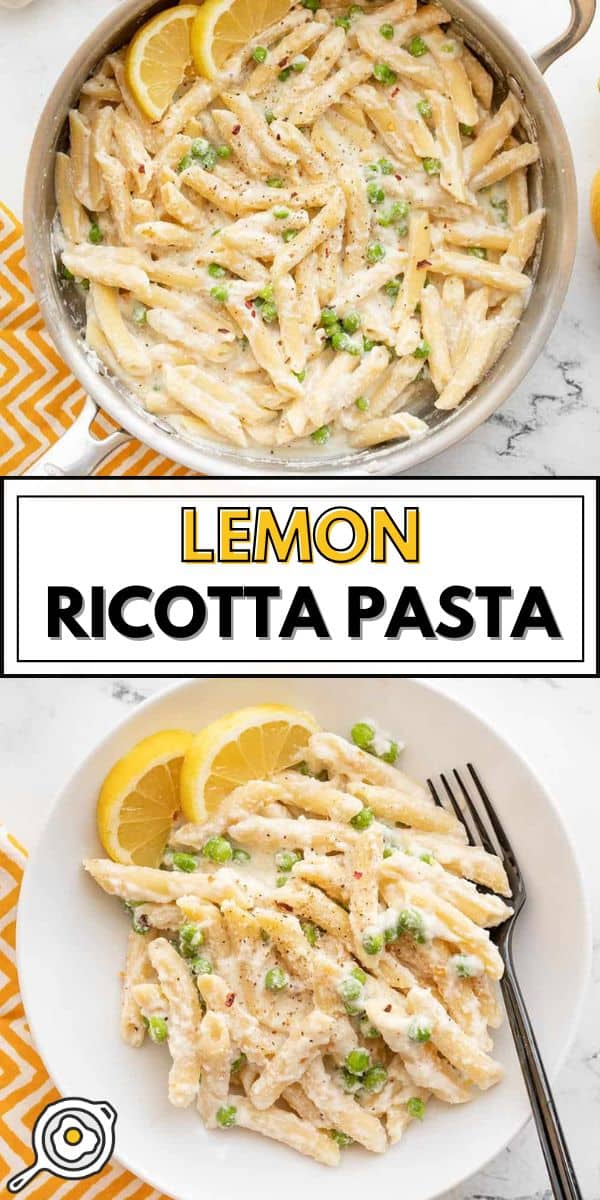 Lemon Ricotta Pasta pin image