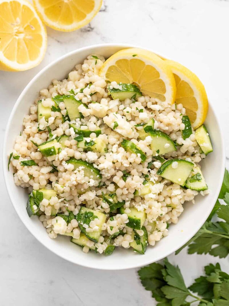 Lemony Cucumber Couscous Salad Budget Bytes 9719