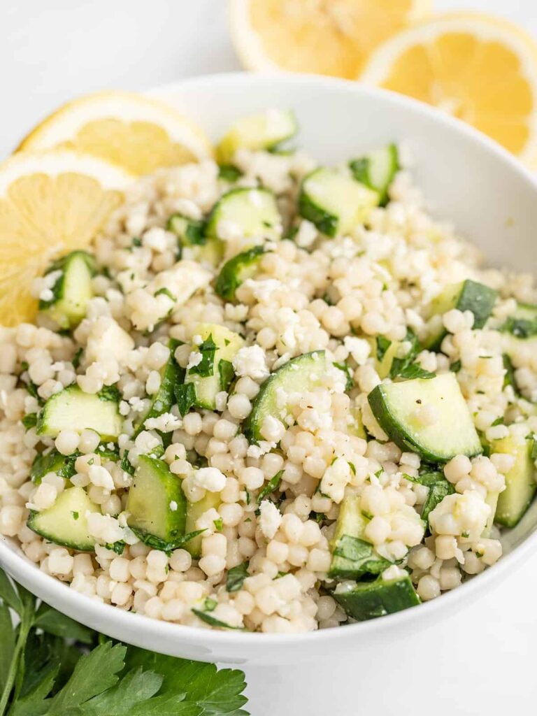 Lemony Cucumber Couscous Salad - Budget Bytes