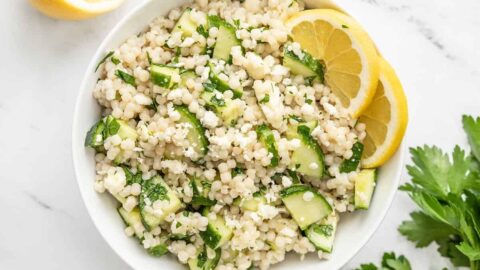 Lemony Cucumber Couscous Salad - Budget Bytes