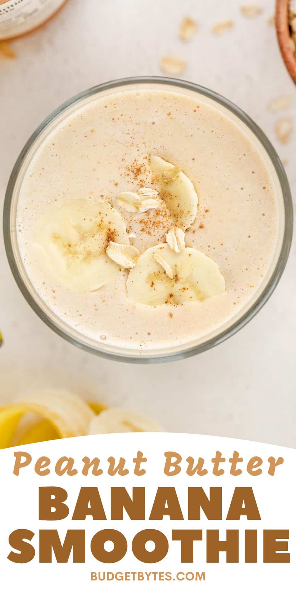 Peanut Butter Banana Smoothie - Budget Bytes