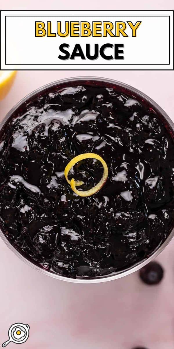 Blueberry Sauce pin image