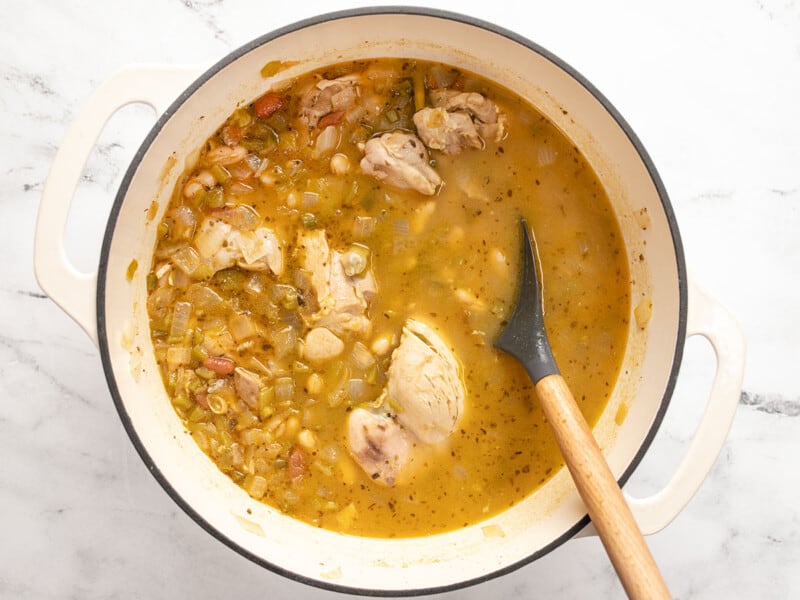 Creamy White Chicken Chili - Budget Bytes