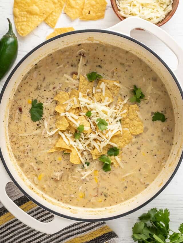 Creamy White Chicken Chili - Budget Bytes