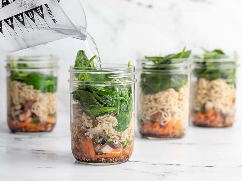 Meal Prep Noodle Soup Jars | Tastes Like Happy – Food & Recipe Blog