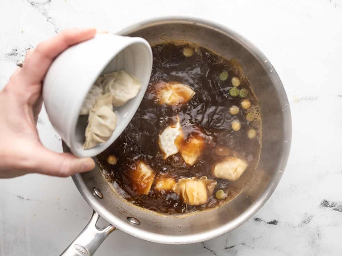 Super Easy Dumpling Soup • Hip Foodie Mom