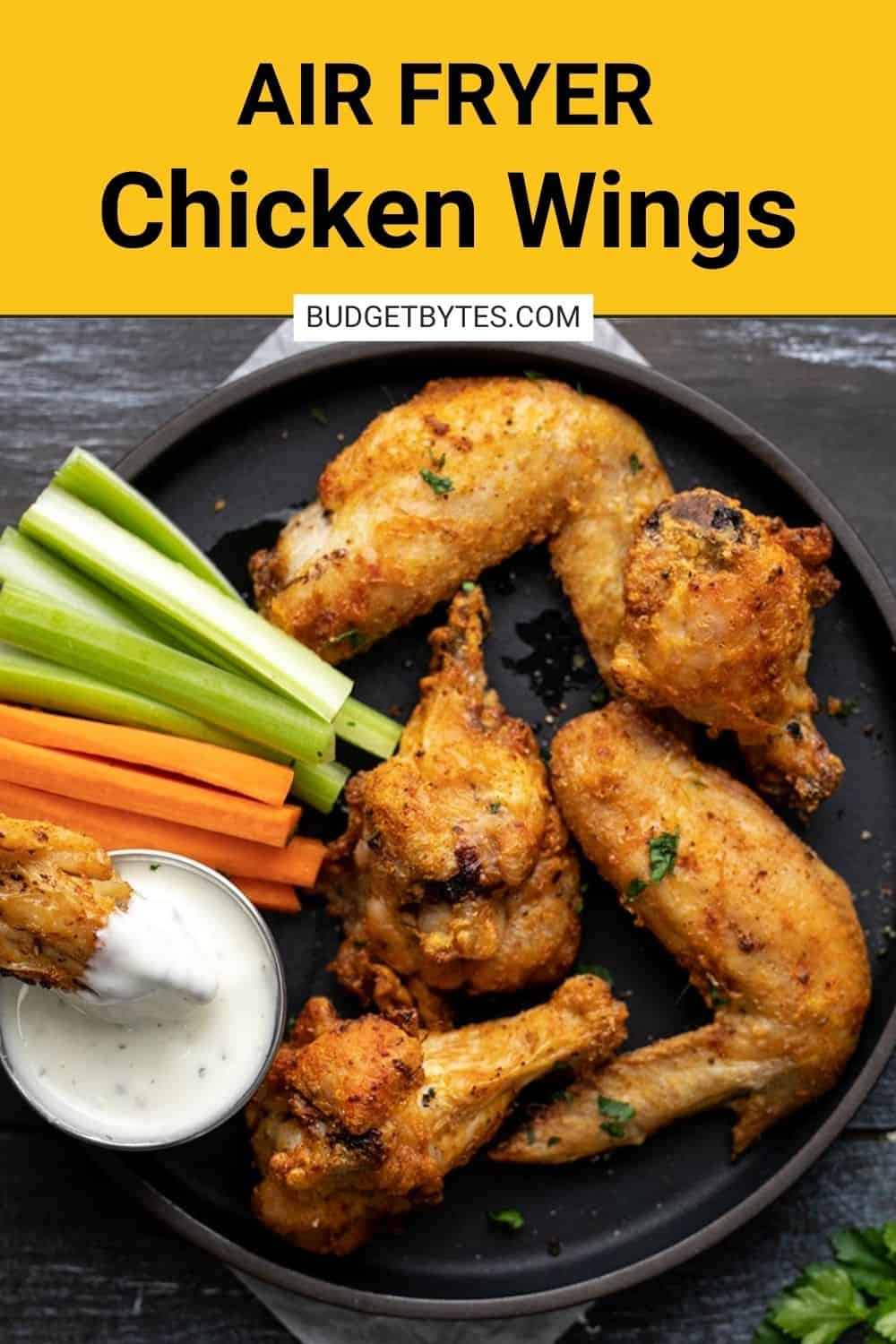 Crispy Air Fryer Chicken Wings - Budget Bytes