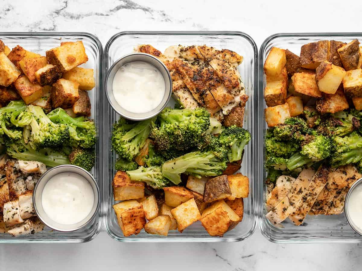 Good Cook Divided Plate Meal Prep Containers