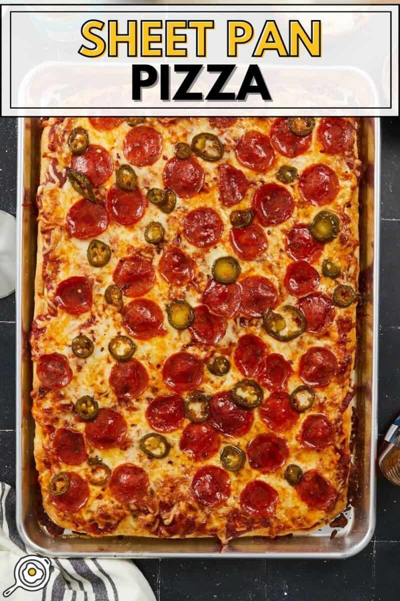 Sheet Pan Pizza - Damn Delicious