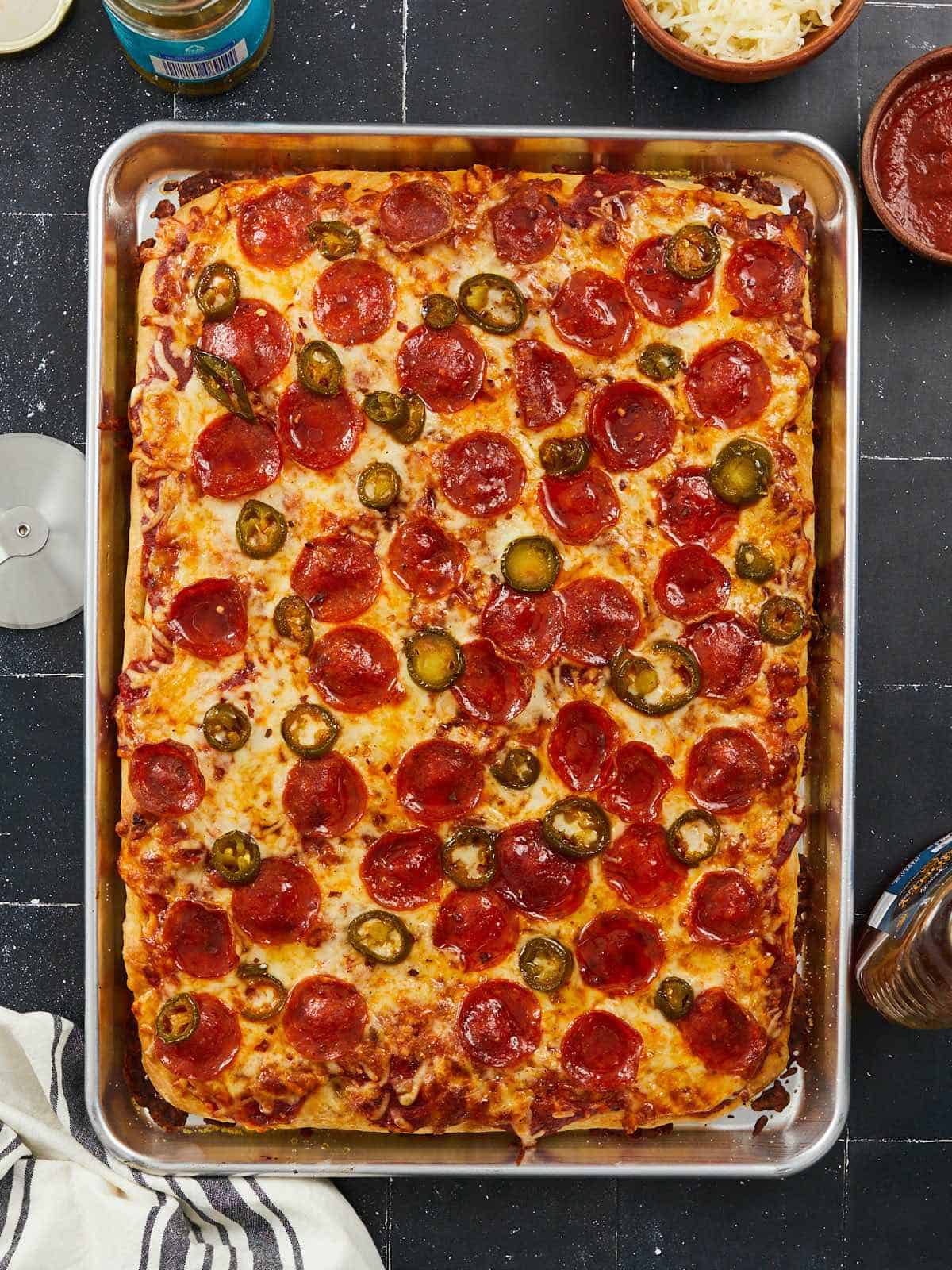 SHEET PAN PIZZA 2.0 (The New and Improved Recipe) 