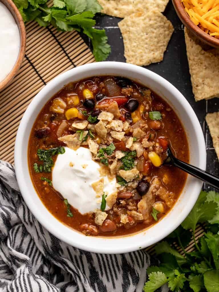 Easy Taco Soup - Budget Bytes