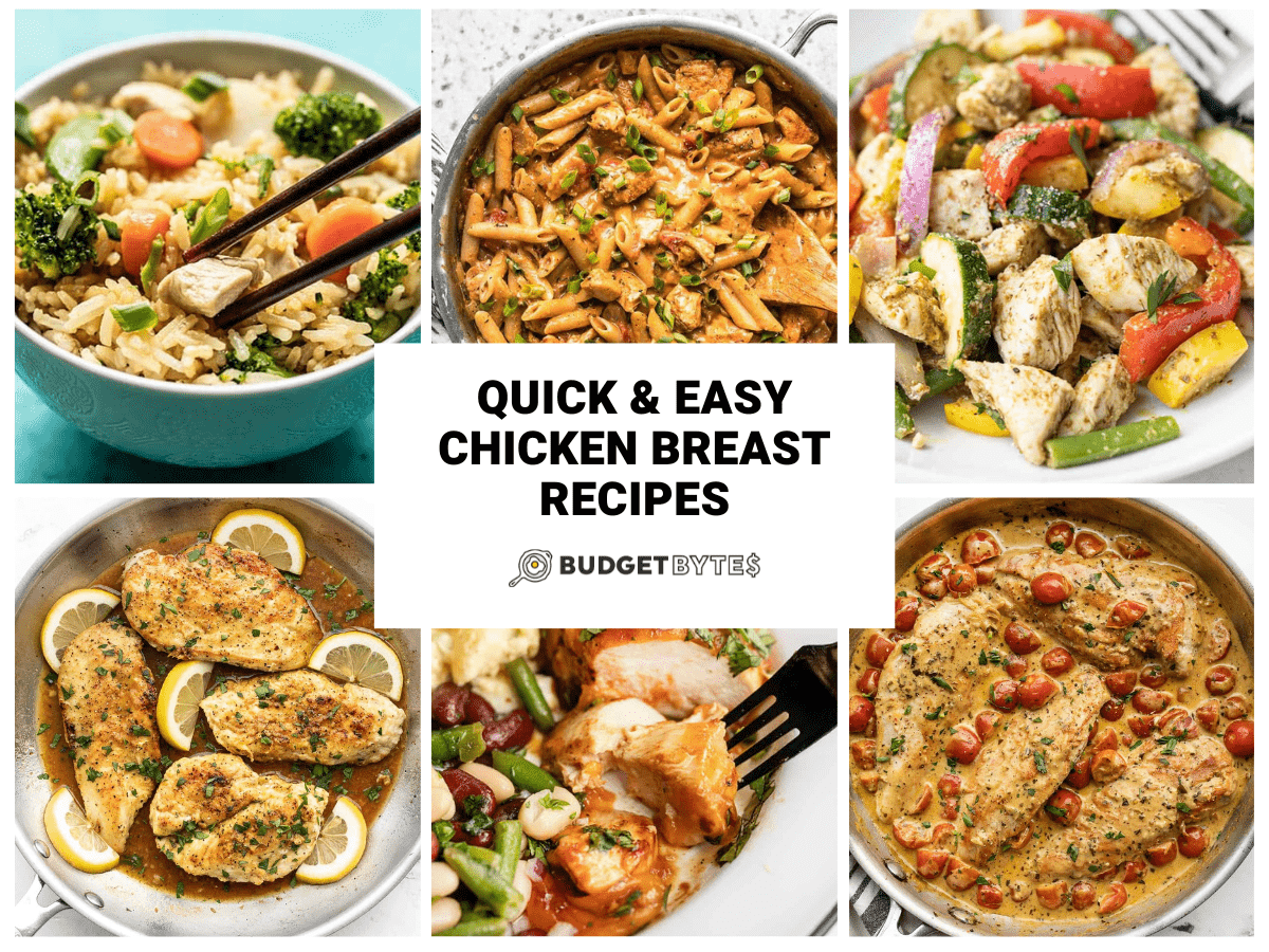 easy chicken breast recipes few ingredients
