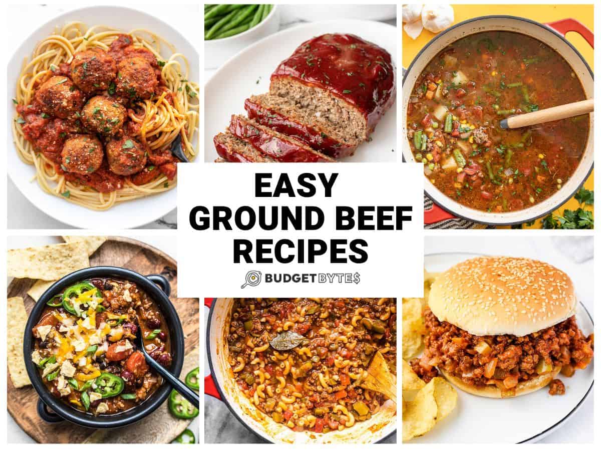 Easy Ground Beef Recipes H 