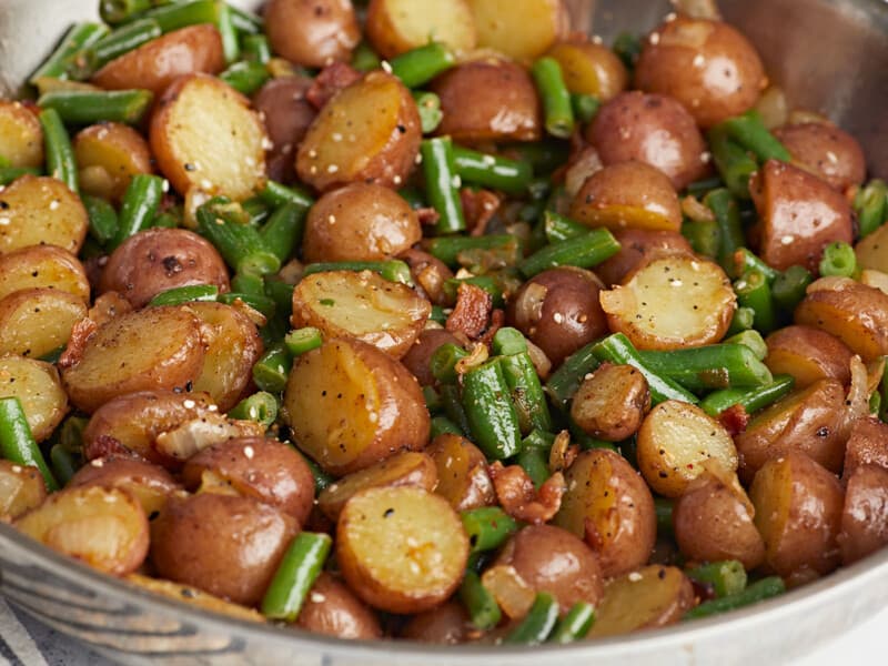 Potato And Green Bean Skillet - Budget Bytes